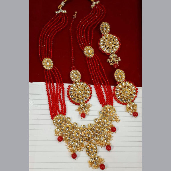 Manisha Jewellery Gold Plated Long Necklace Set