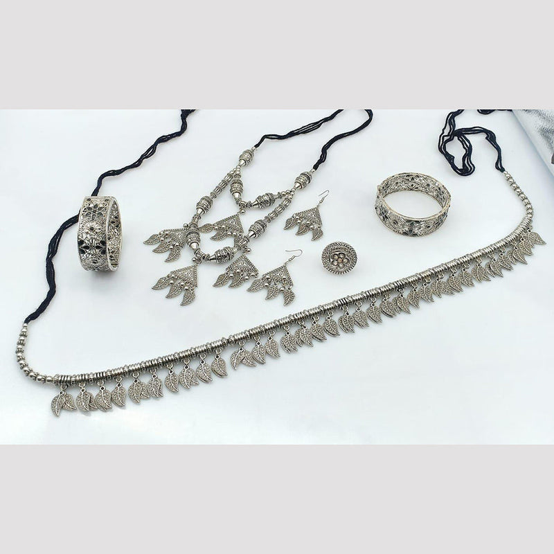 Manisha Jewellery Oxidised Plated Combo Set