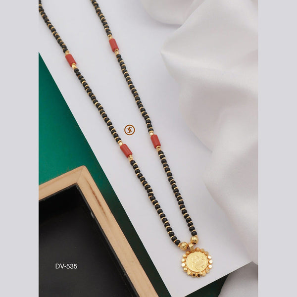 Manisha Jewellery Gold Plated Temple Mangalsutra