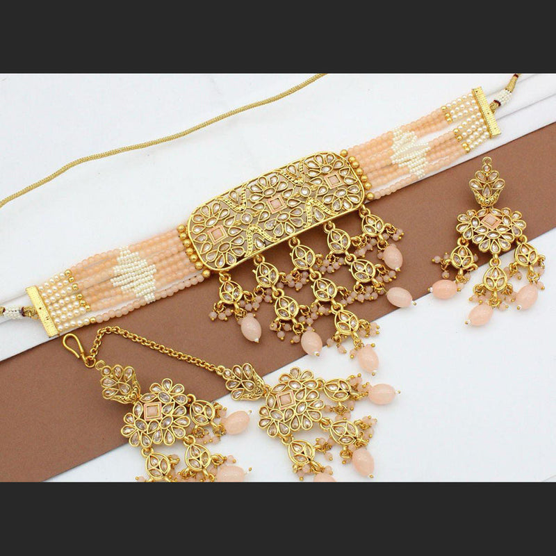 Manisha Jewellery Reverse AD Choker Necklace Set