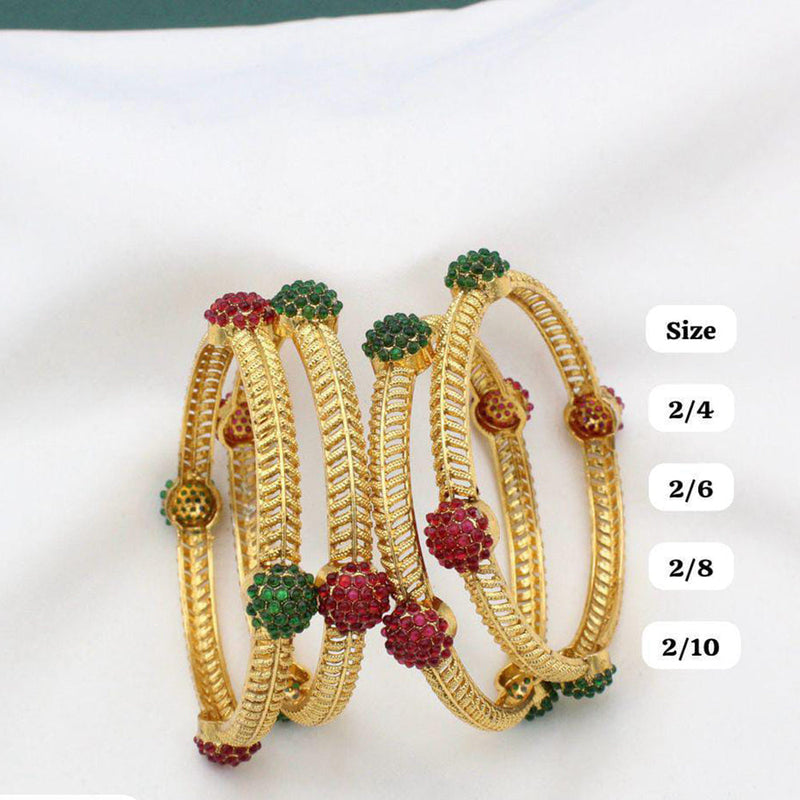 Manisha Jewellery Gold Plated Bangles Set