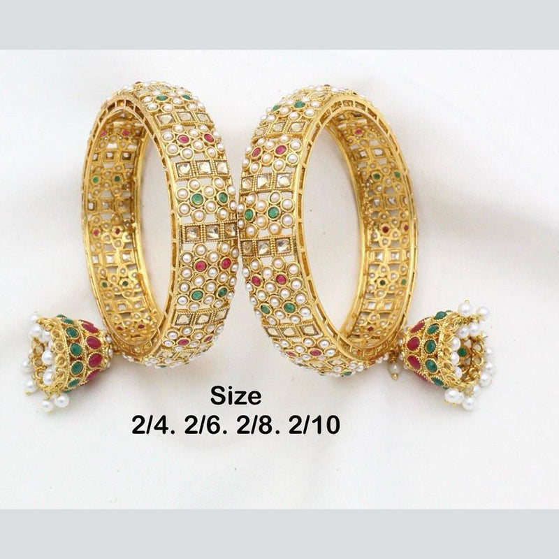 Manisha Jewellery Gold Plated Bangles Set