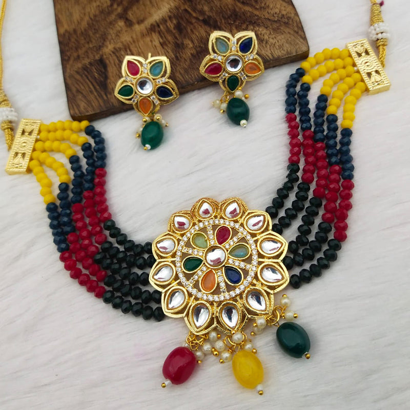 Manisha Jewellery Crystal Choker Necklace Set