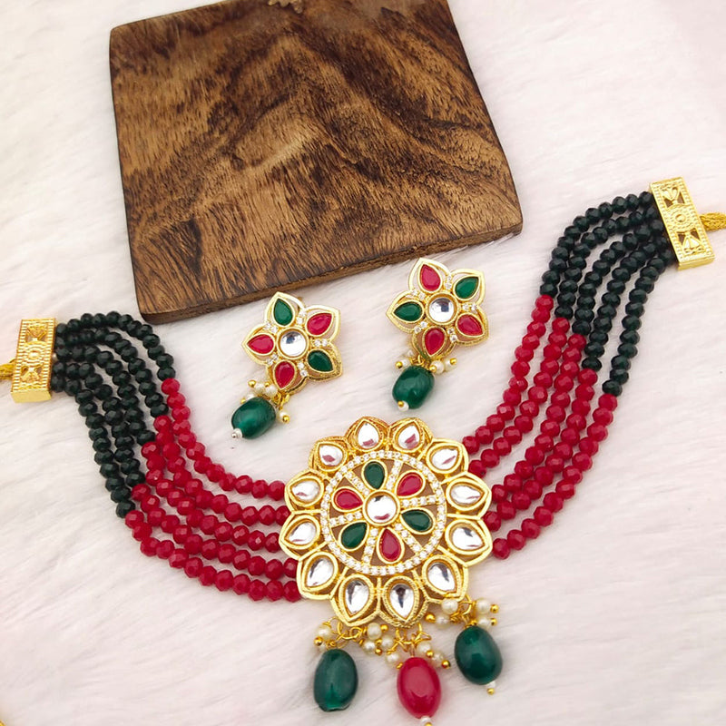 Manisha Jewellery Crystal Choker Necklace Set