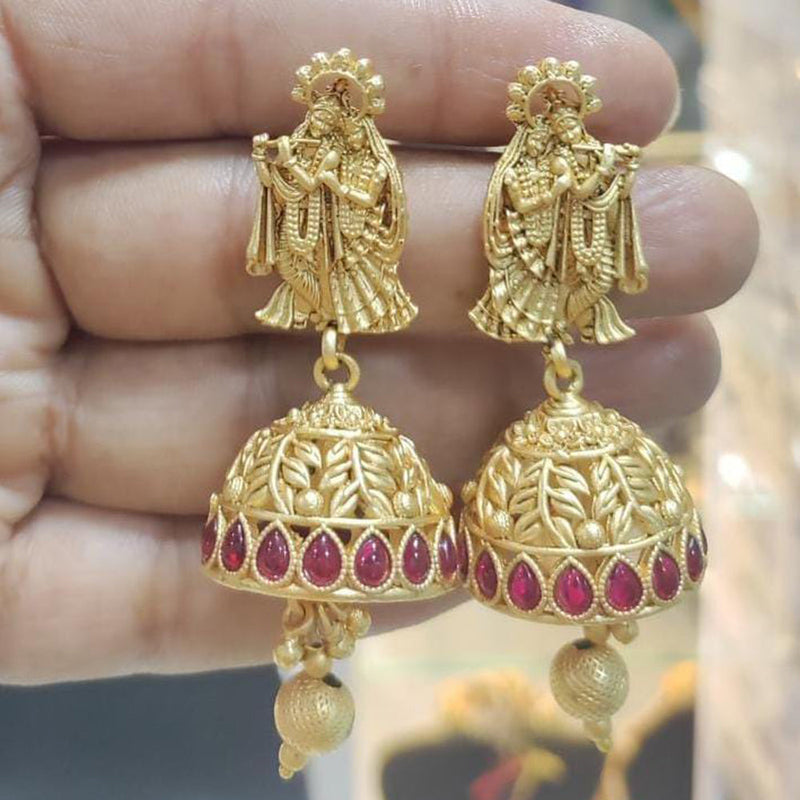 Manisha Jewellery Matte Finish Jhumki Earrings