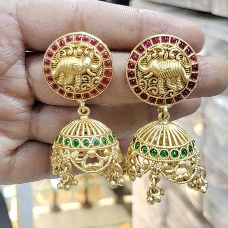 Manisha Jewellery Matte Finish Jhumki Earrings