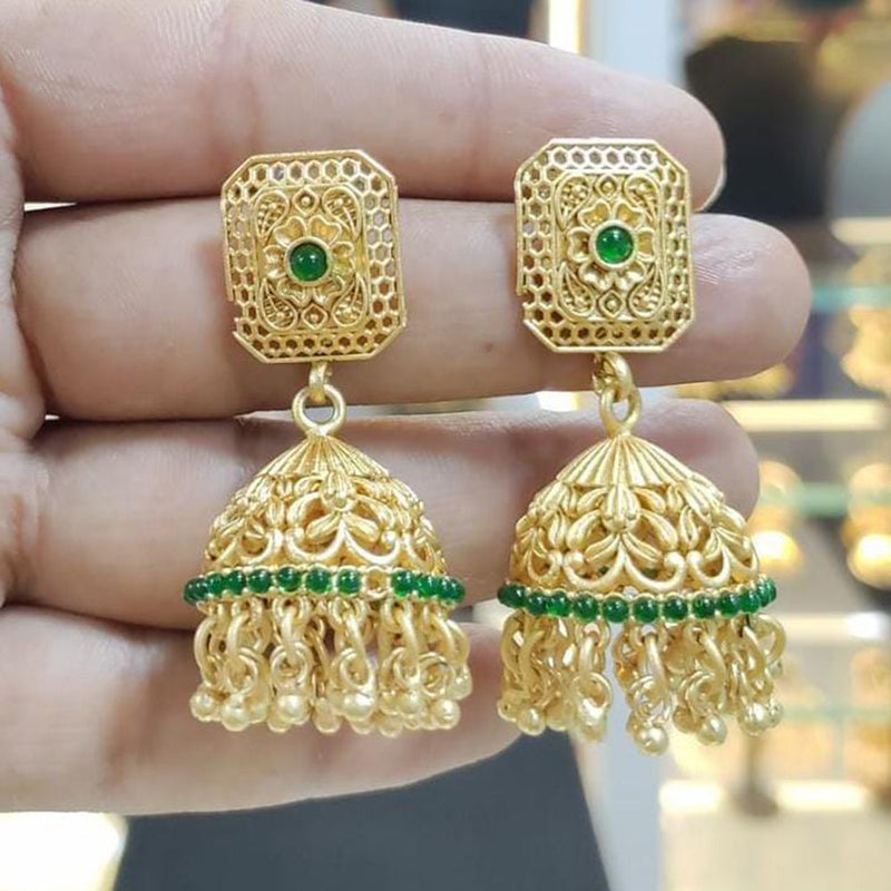 Manisha Jewellery Matte Finish Jhumki Earrings