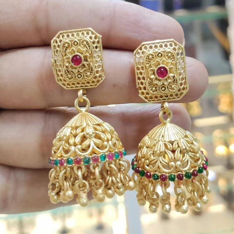 Manisha Jewellery Matte Finish Jhumki Earrings