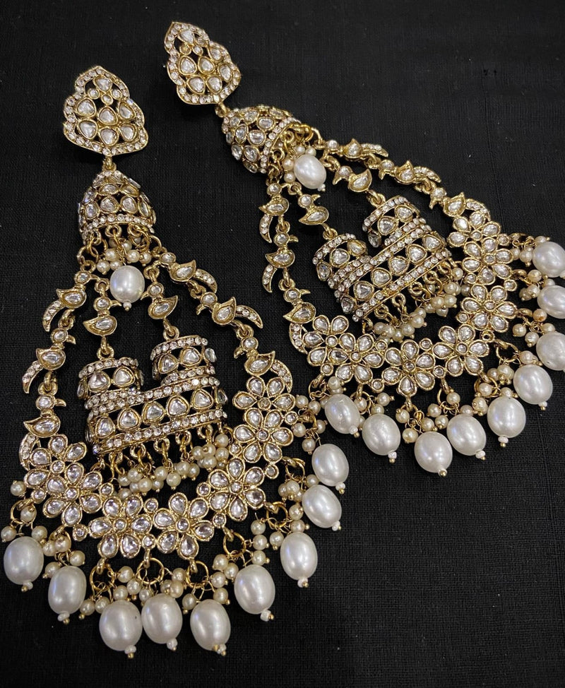 Manisha Jewellery Gold Plated Dangler Earrings