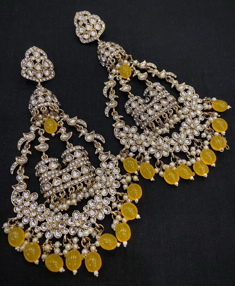 Manisha Jewellery Gold Plated Dangler Earrings