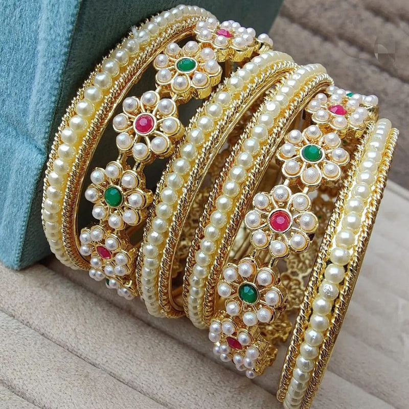 Manisha Jewellery Gold Plated Bangles Set