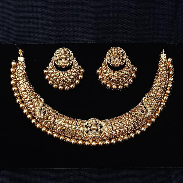 Manisha Jewellery Gold Plated Necklace Set