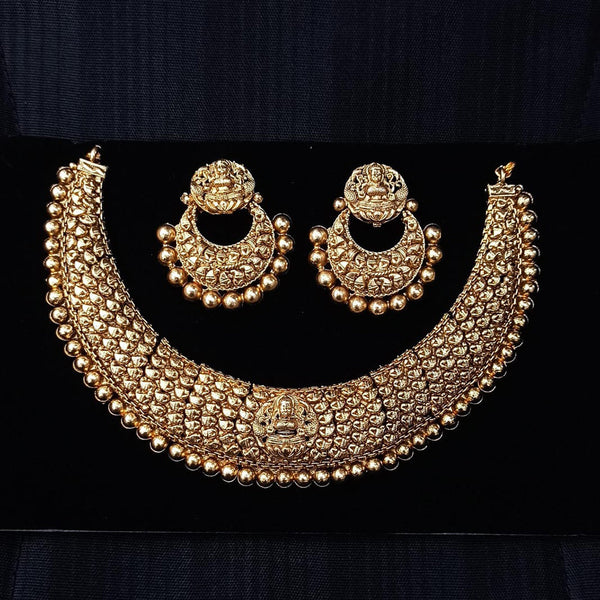 Manisha Jewellery Gold Plated Necklace Set