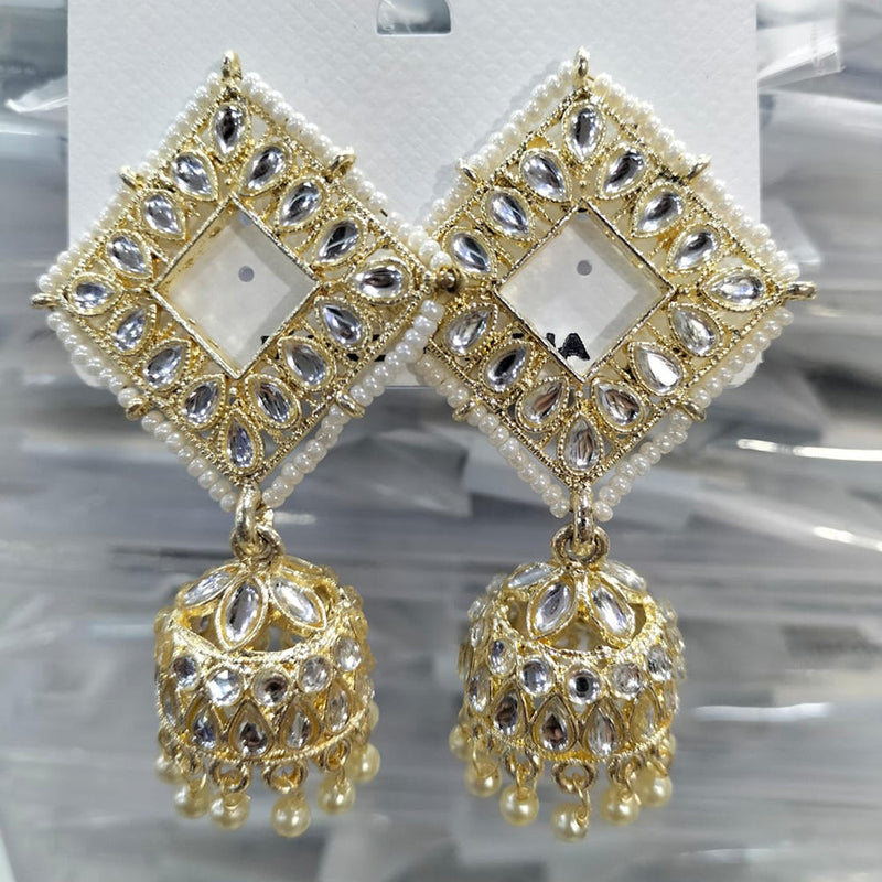 Manisha Jewellery Gold Plated Jhumki Earrings