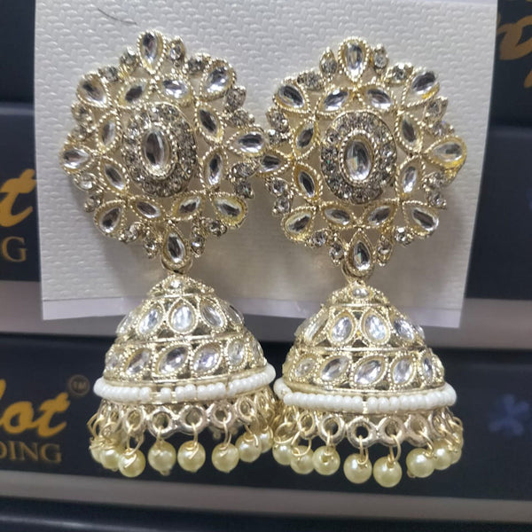 Manisha Jewellery Kundan Jhumki Earrings