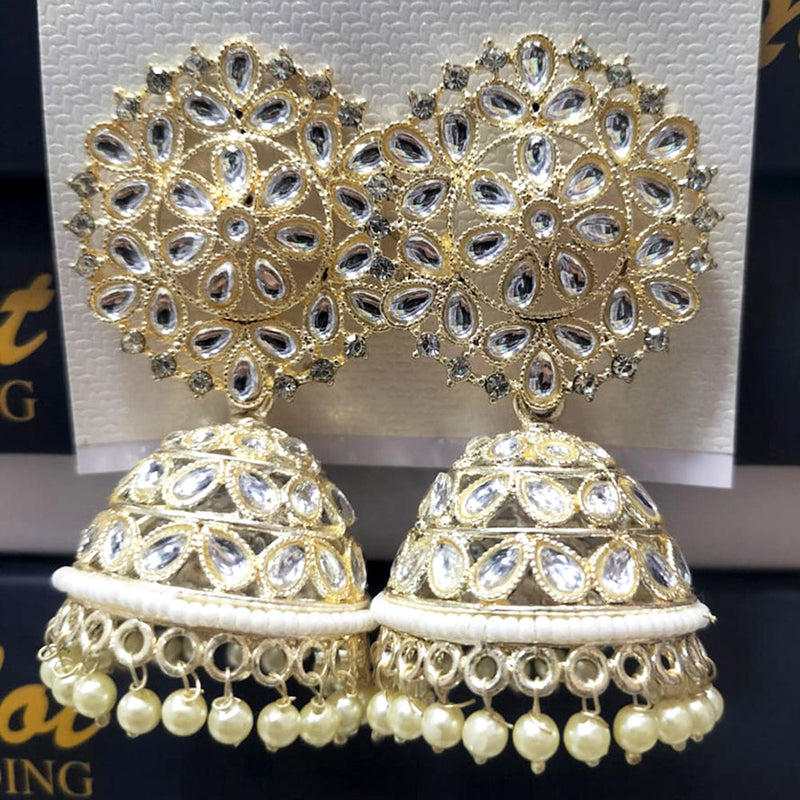 Manisha Jewellery Kundan Jhumki Earrings