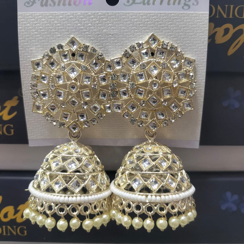 Manisha Jewellery Kundan Jhumki Earrings