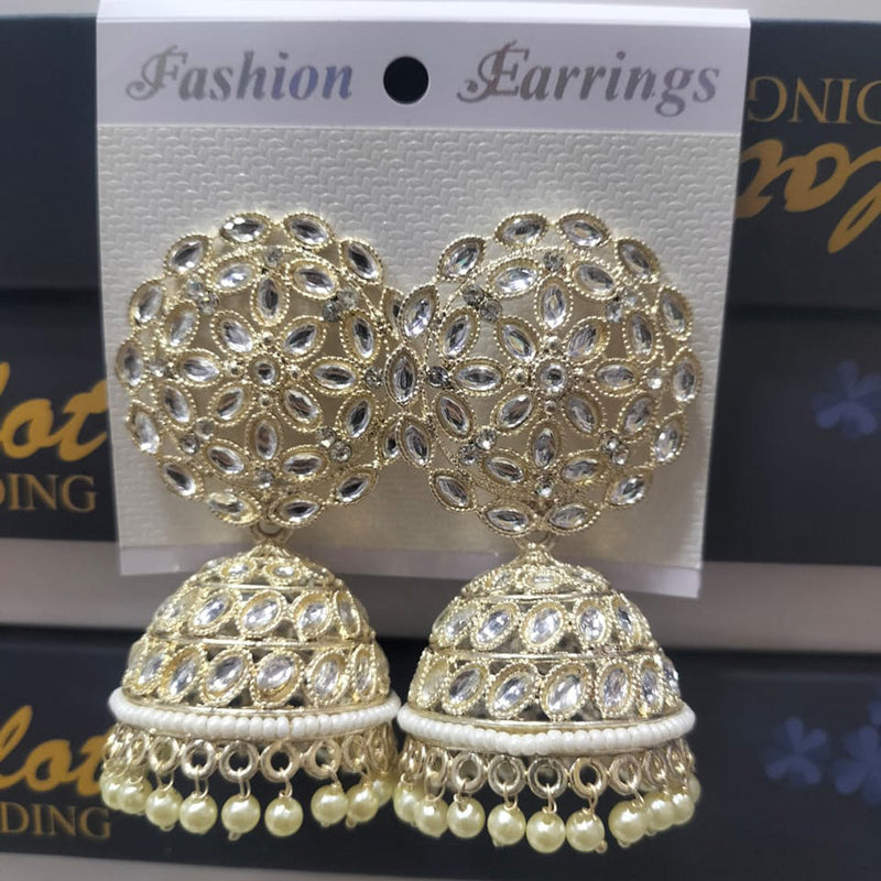 Manisha Jewellery Kundan Jhumki Earrings