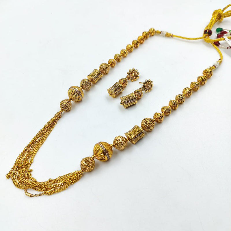 Manisha Jewellery Gold Plated Long Necklace Set