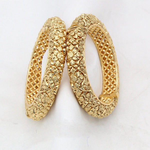 Manisha Jewellery Gold Plated Openable Bangles Set