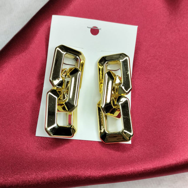 Lucentarts Jewellery Gold Plated Dangler Earrings