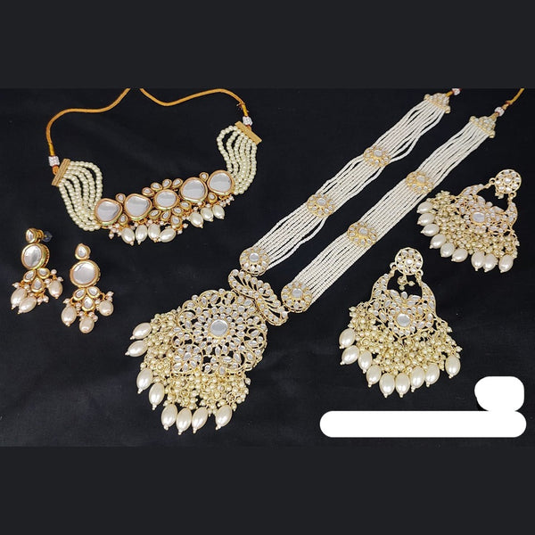 Lucentarts Jewellery Gold Plated Jewellery Combo Necklace Set