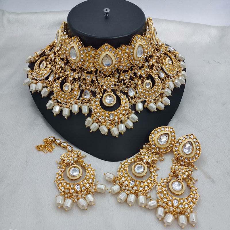 Lucentarts Jewellery Kundan Necklace Set