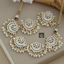 Sai Fashion Gold Plated Kundan Choker Necklace Set