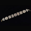 Vaamika Gold Plated Kundan Stone Sheeshphool / Headband Hair Accessories For Women