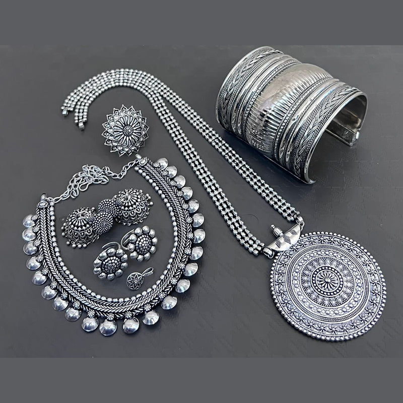 Vaamika Silver Plated Jewellery Combo