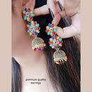 Gold Plated Kundan Stone Dangler Earrings