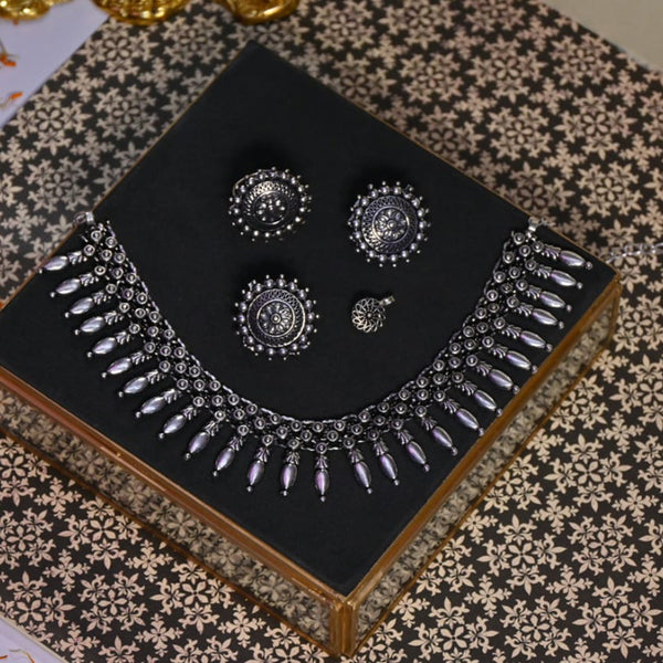 Vaamika Oxidised Plated Jewellery Combo Set