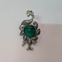 Bhavi Jewels Oxidized Plated Adjustable Finger Ring