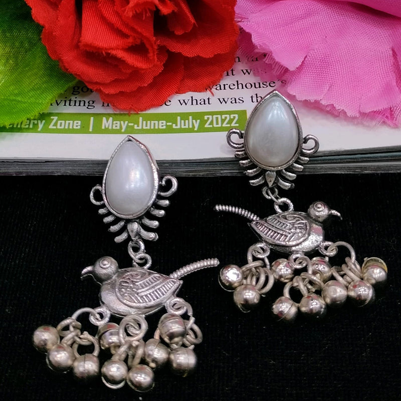 Blythediva Pack Of 3 Oxidized Plated Dangler Earrings