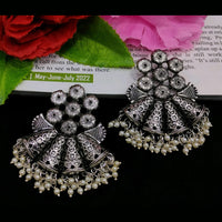 Blythediva Pack Of 3 Oxidized Plated Dangler Earrings