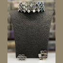 Blythediva Oxidized Plated Choker Necklace Set