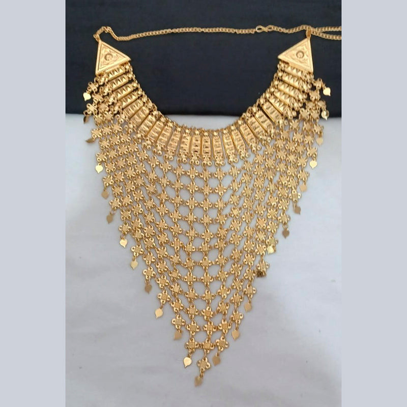 H K Fashion Gold Plated Necklace Set