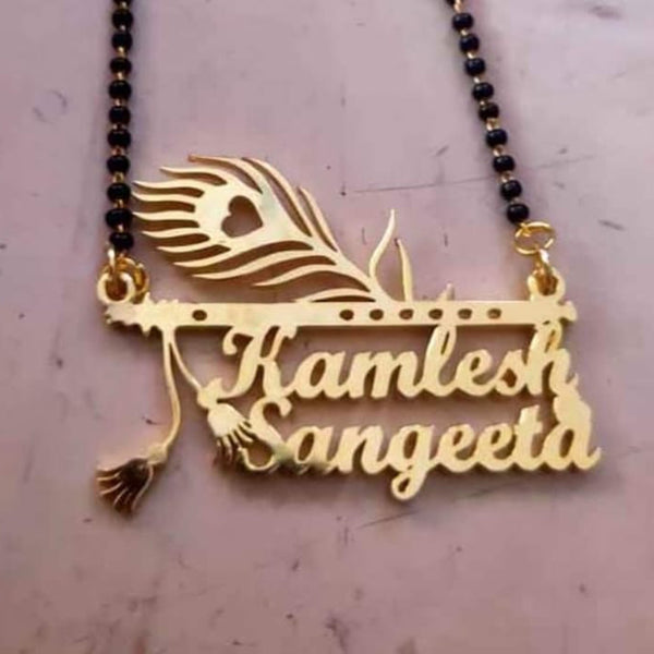 H K Fashion Gold Plated Customize Mangalsutra