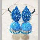 H K Fashion Gold Plated Crystal Stone  Jhumki Earrings