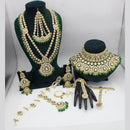 India Art Gold Plated Kundan Bridal Set