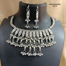 Pooja Bangles Navratri Special Oxidised Necklace Set