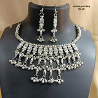 Pooja Bangles Navratri Special Oxidised Necklace Set