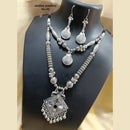 Pooja Bangles Navratri Special Oxidised Necklace Set