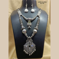 Pooja Bangles Navratri Special Oxidised Necklace Set