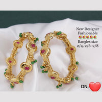 Pooja Bangles Gold Plated Bangles Set