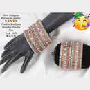 Pooja Bangles Silver Plated Bangles Set