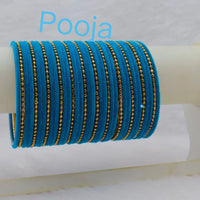 Pooja Bangles Gold Plated Thread Bangles Set