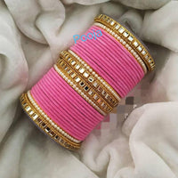 Pooja Bangles Gold Plated Thread Bangles Set