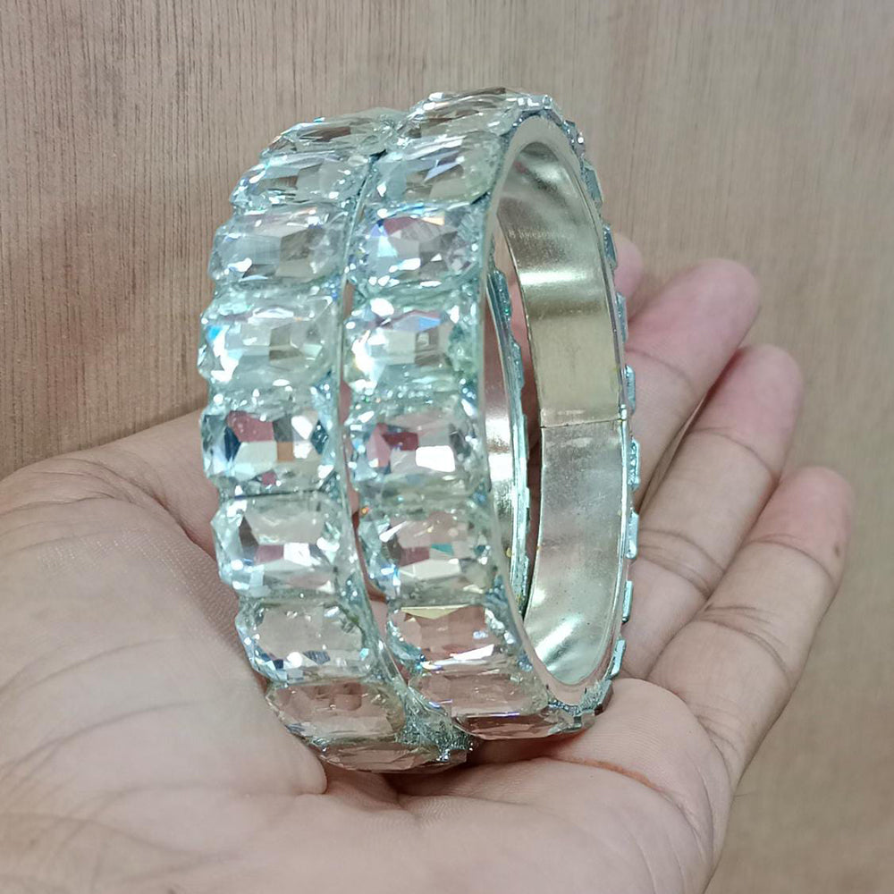 Pooja Bangles Crystal Stone Bangles Set
