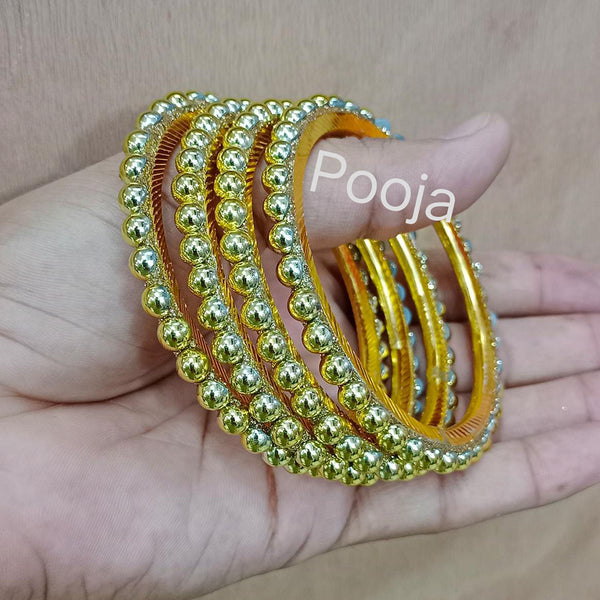 Pooja Bangles Gold Plated Bangles Set